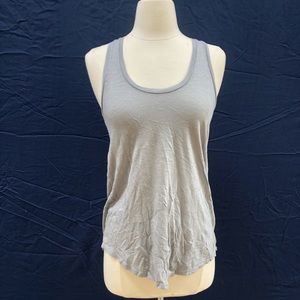 Gray racerback tank JUICY